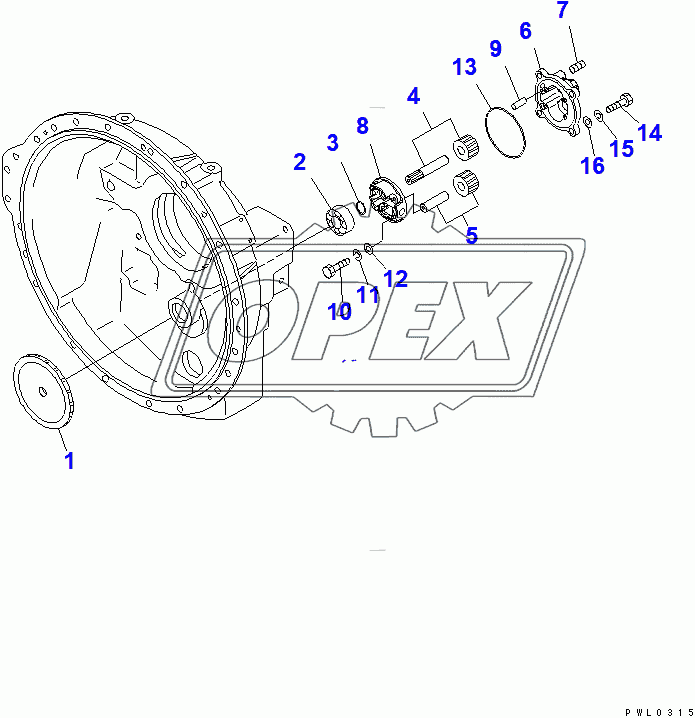  TORQUE CONVERTER PUMP(31303-31563)