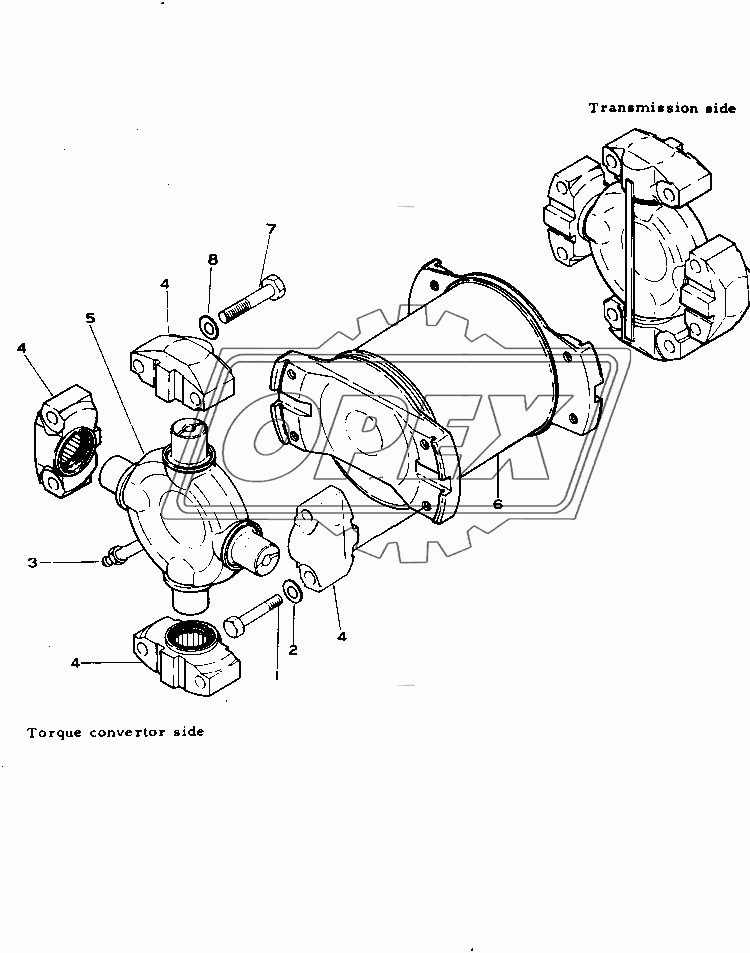  UNIVERSAL JOINT (COLD WEATHER (A) SPEC.)(14413-)