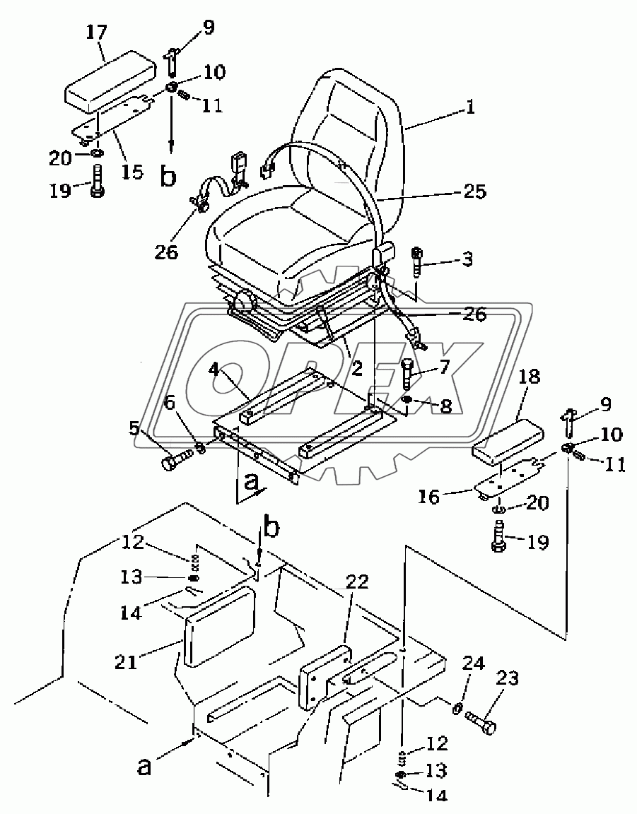 OPERATOR'S SEAT (KAB)(36481-)