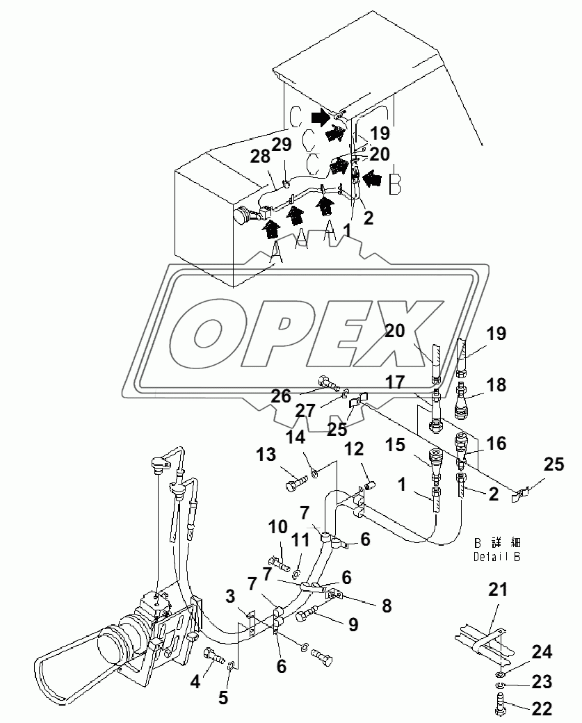 COOLING PIPING (1/2)(36441-)