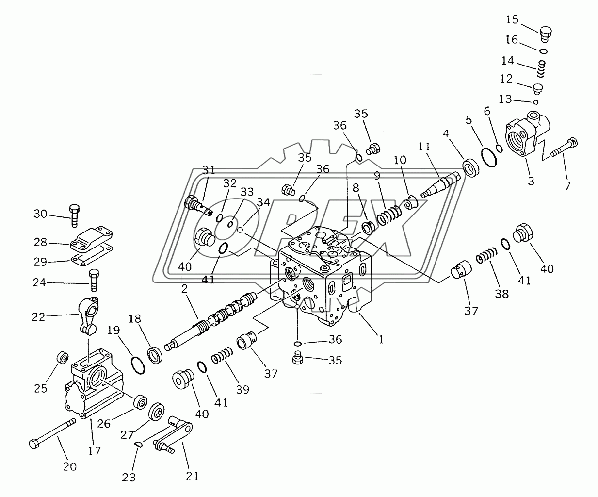 BLADE CONTROL VALVE (2/5)(35001-)