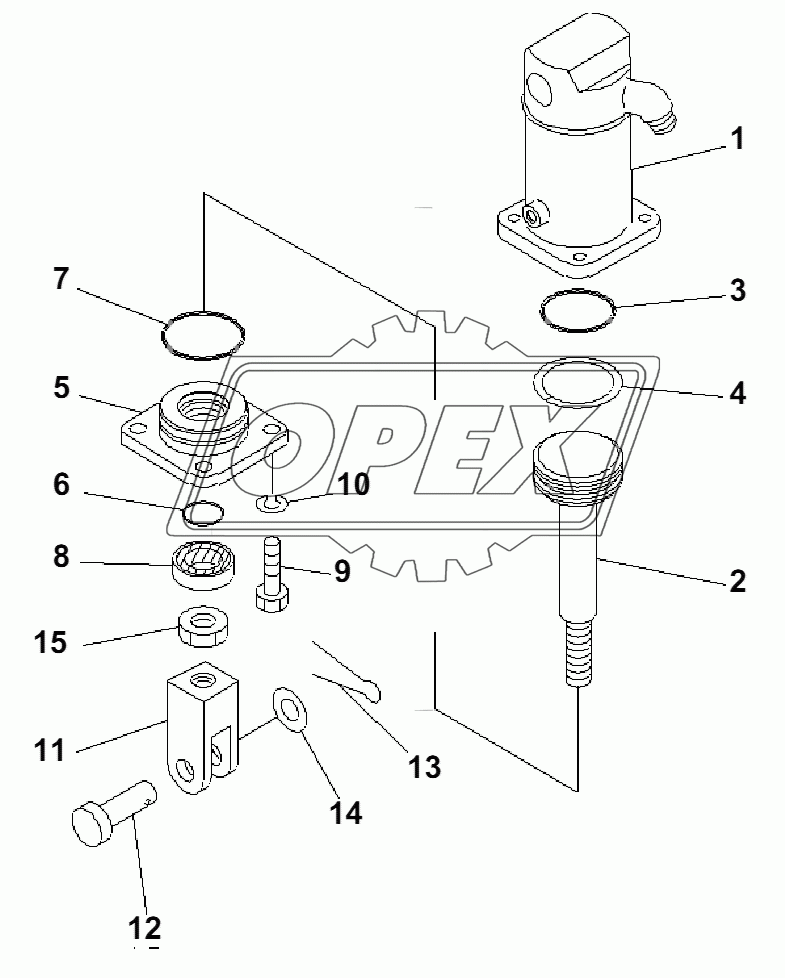 BRAKE CYLINDER (FOR TOWING WINCH)(35001-)