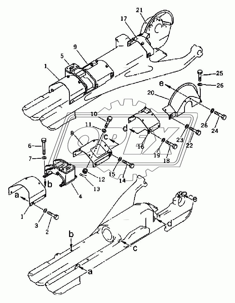 TRACK FRAME COVER(35001-)