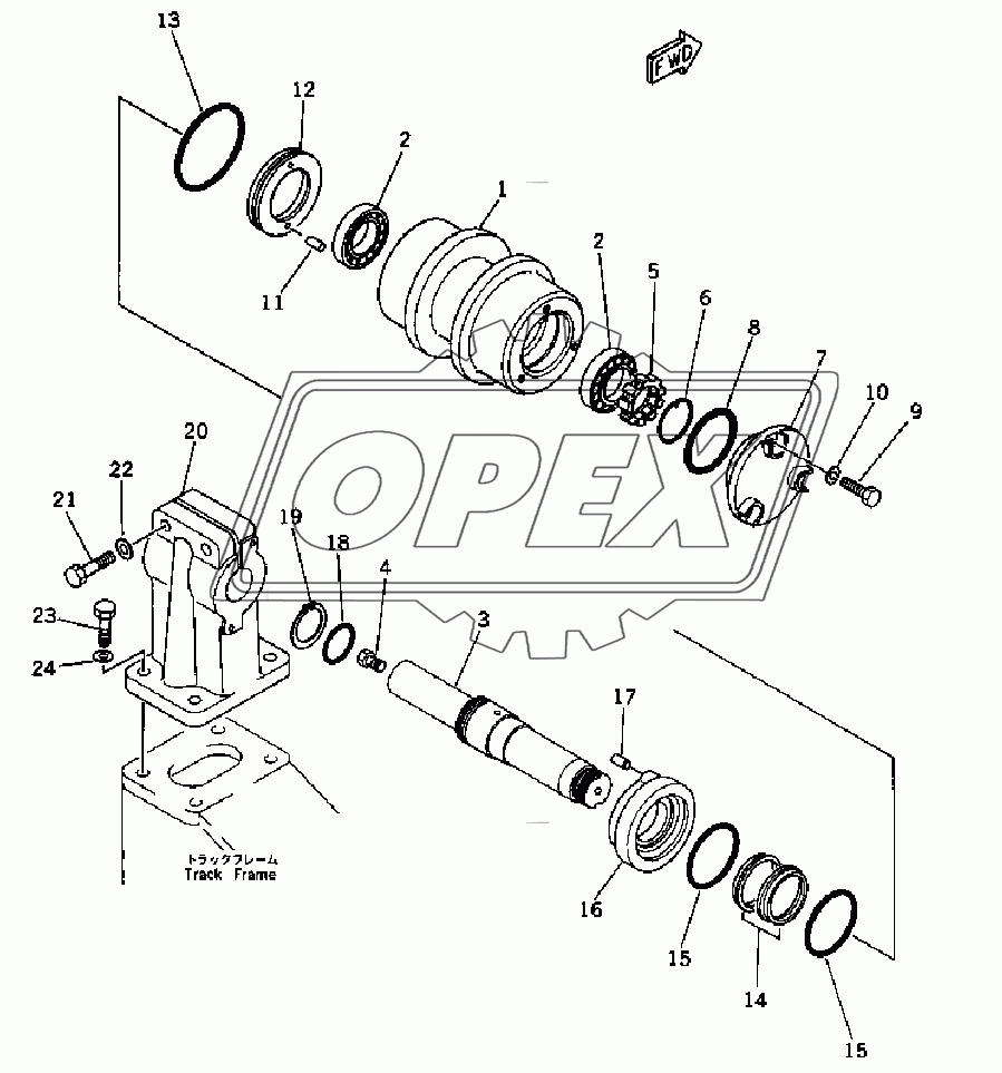 CARRIER ROLLER(35001-)