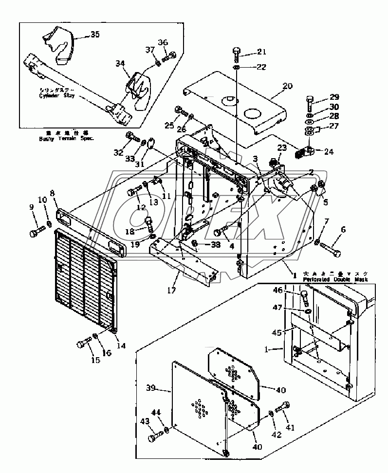 RADIATOR GUARD(35001-)