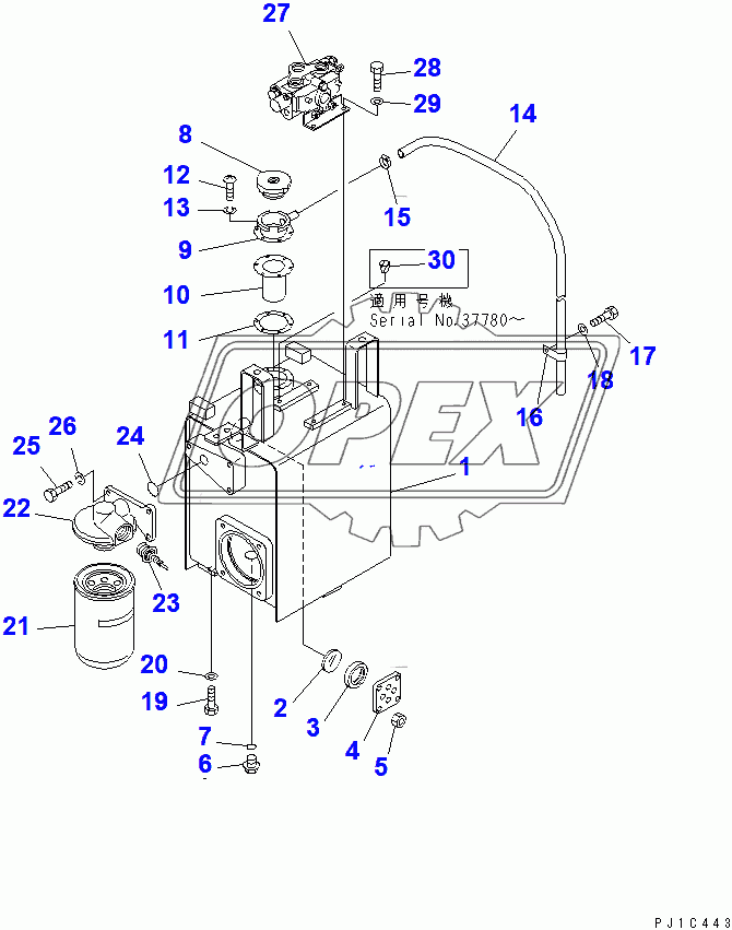  COUNTER WEIGHT TANK AND VALVE