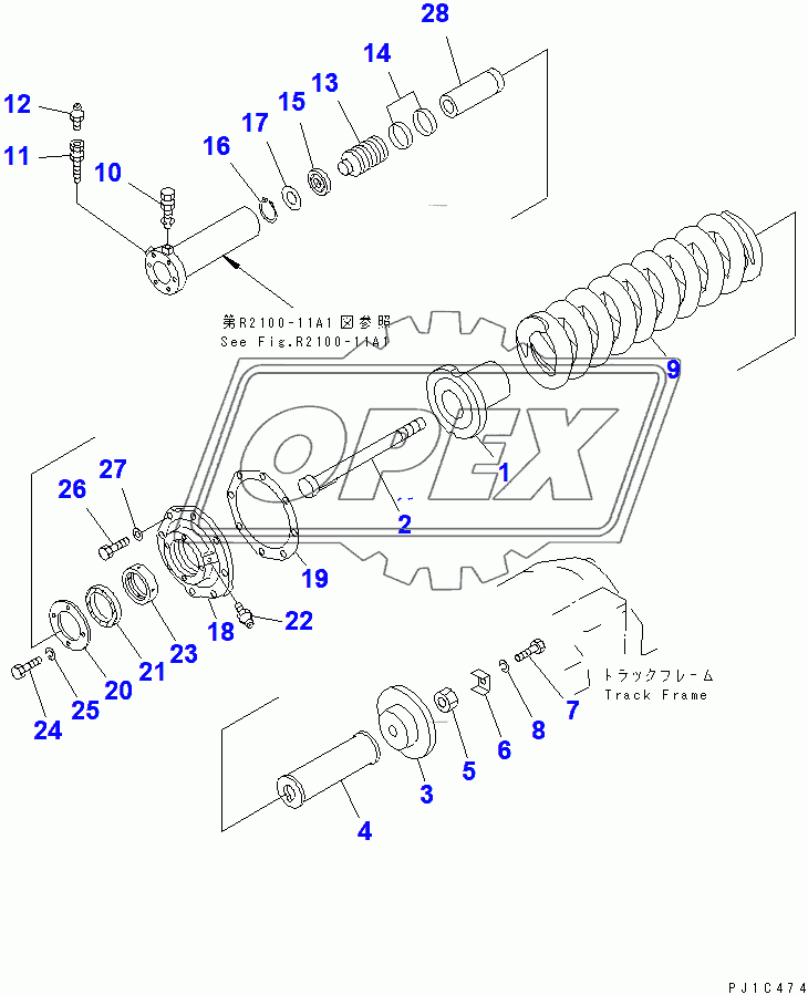  RECOIL SPRING (R.H.)