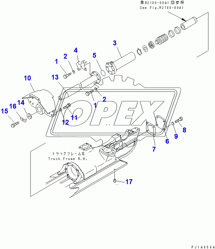  RECOIL SPRING CYLINDER (R.H.)