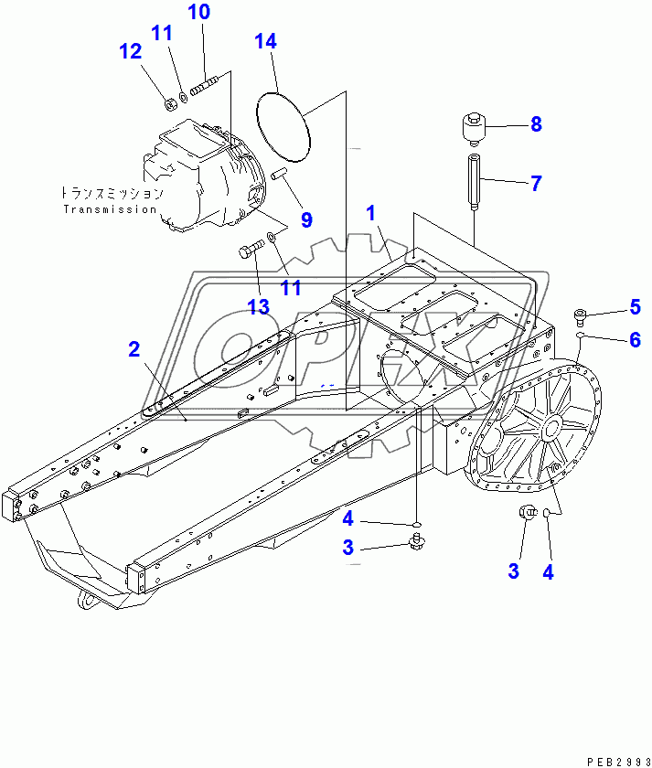  STEERING CASE FRAME