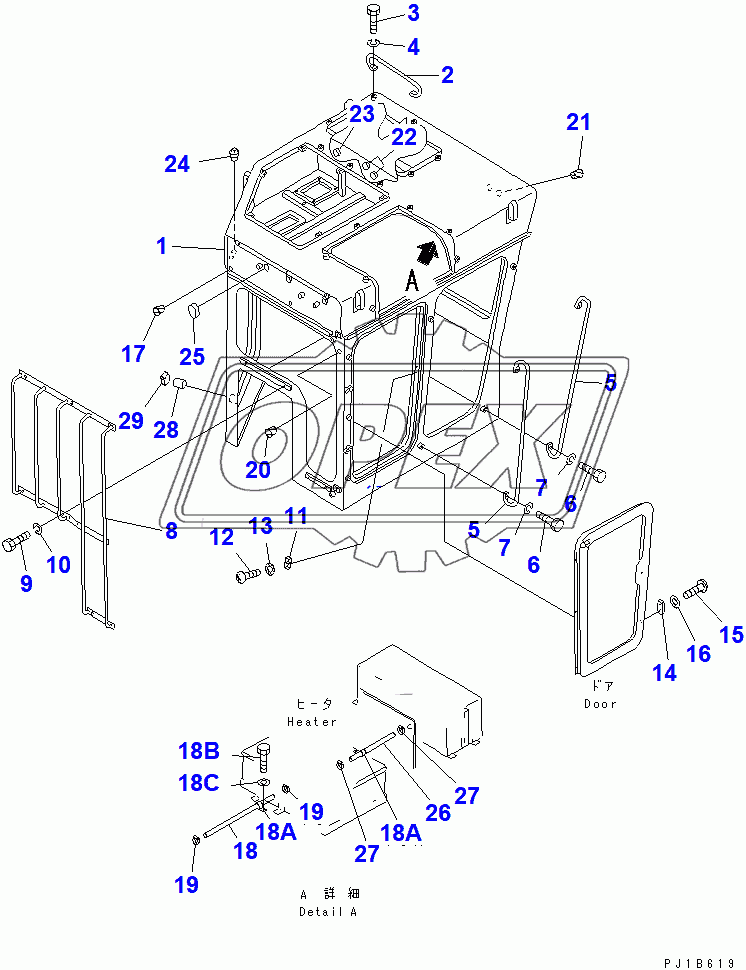  CAB (BODY AND COVER)