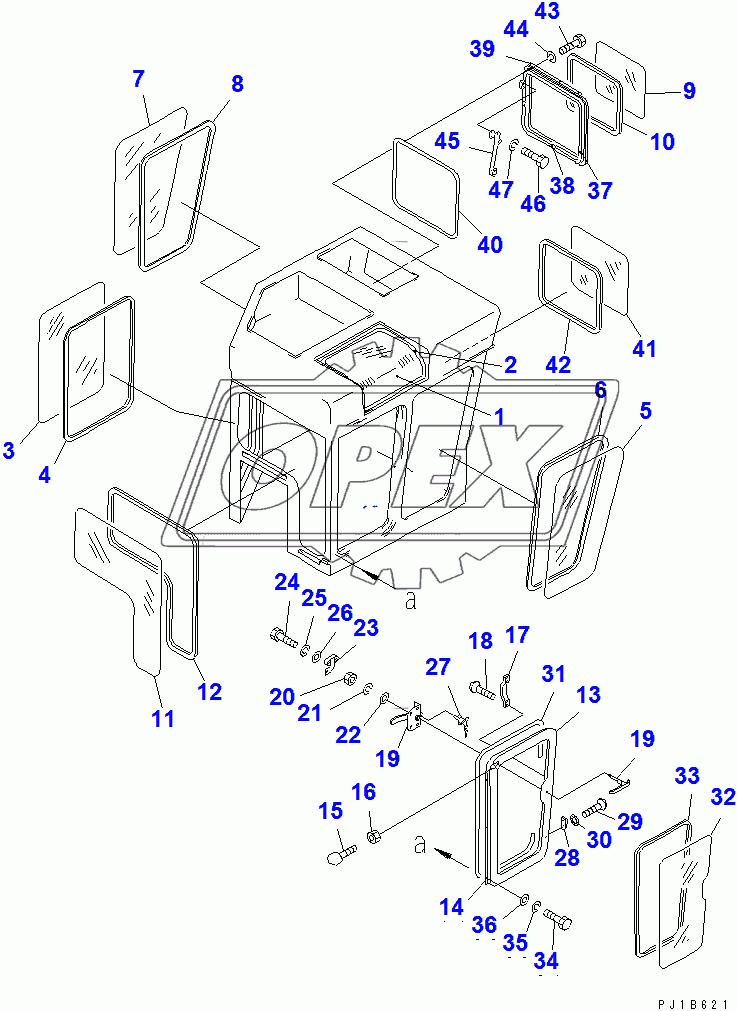  CAB (DOOR AND WINDOW)