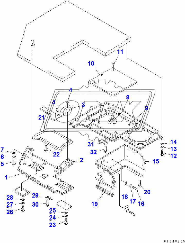  CAB (INTERIOR) (WITH VENTILATOR)(37780-)