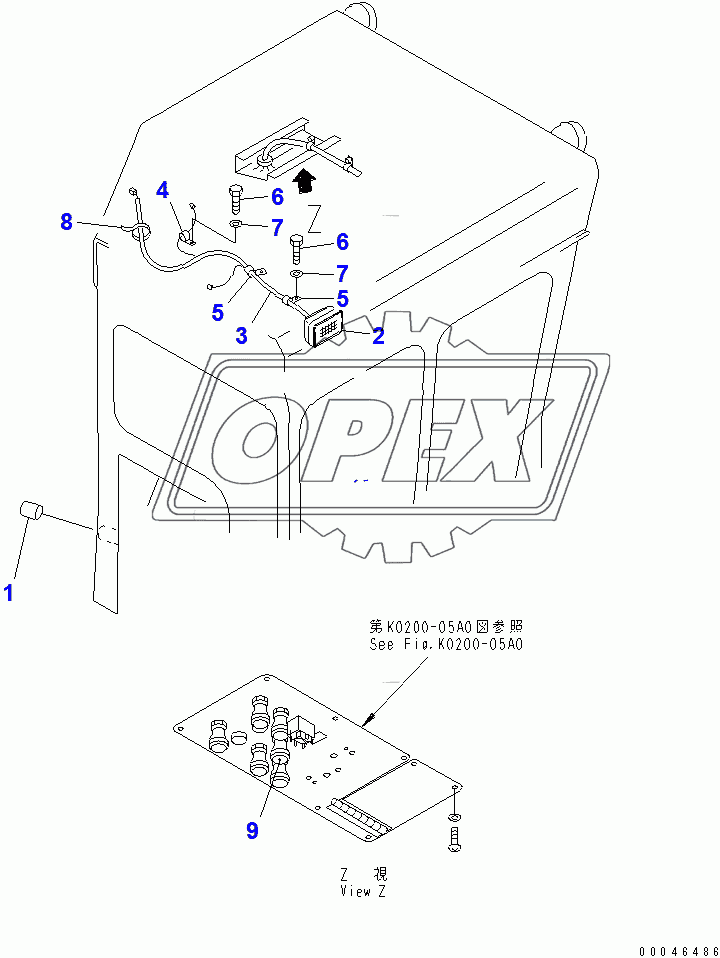  CAB (WORK LAMP)(37780-)