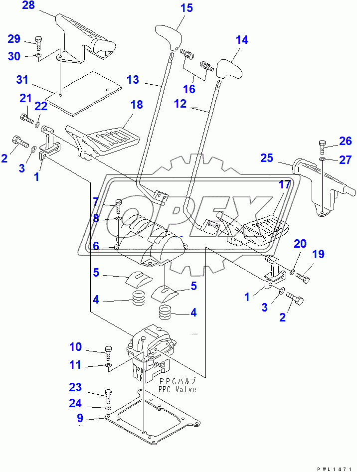  TRAVEL LEVER(83826-94998)