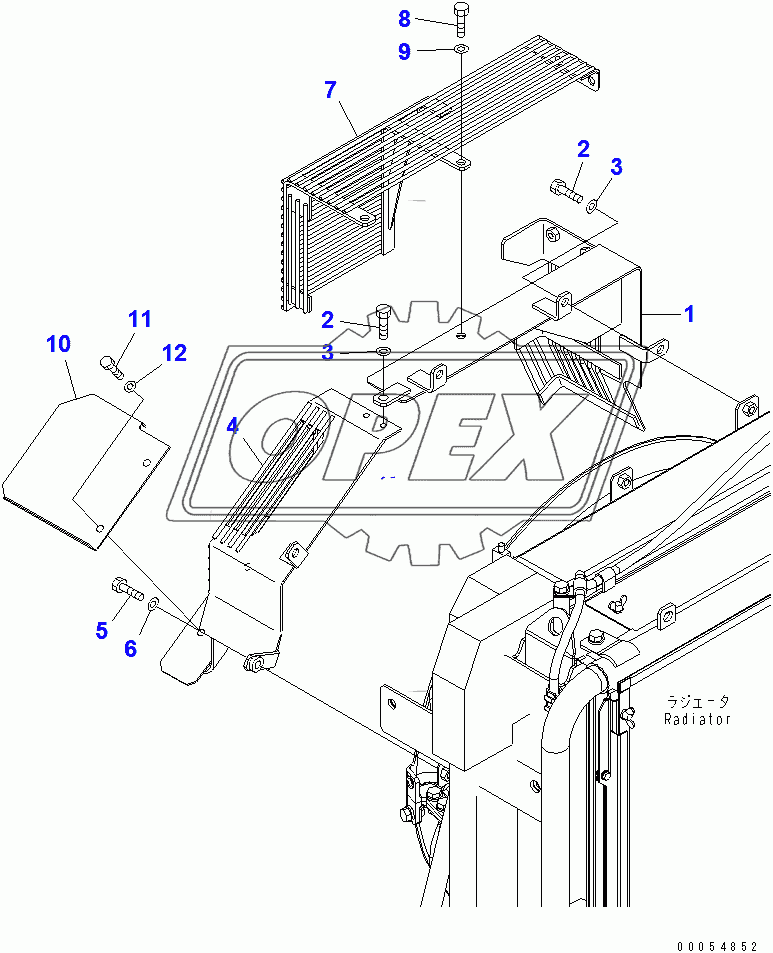  FAN GUARD (WITH AIR CONDITIONER)(255834-)