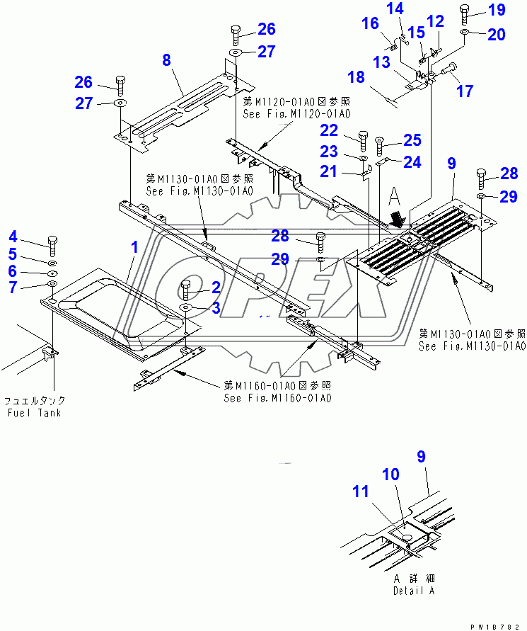  COVER (MACHINE CAB) (UPPER)