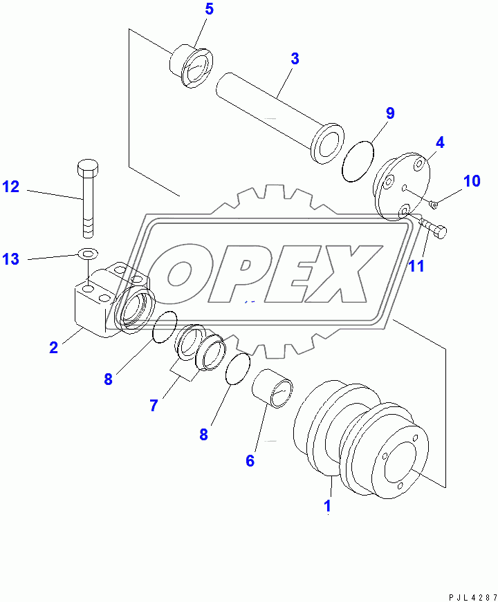  CARRIER ROLLER(250001-253442)