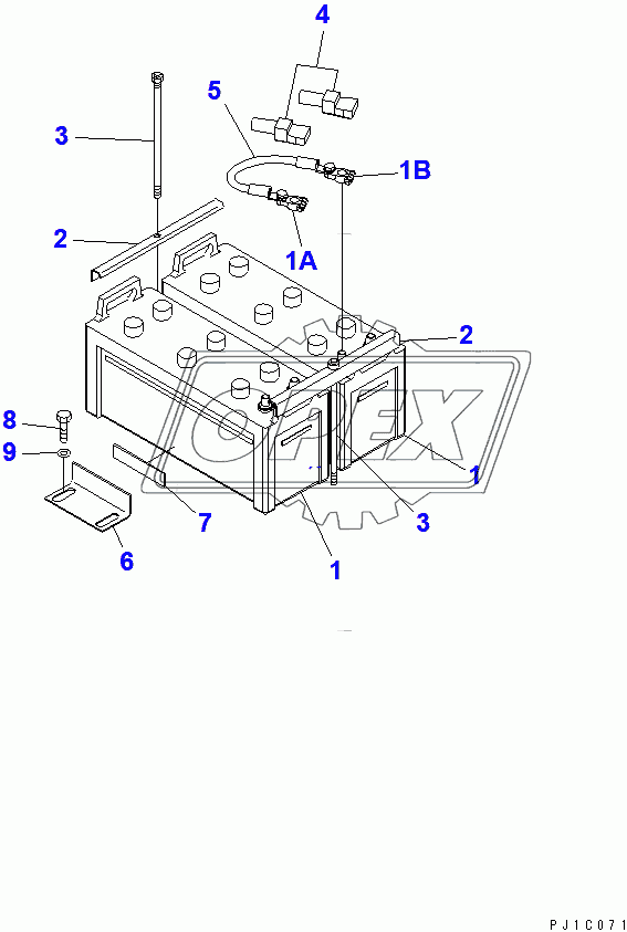  BATTERY (LARGE CAPACITY) (NX300)(250001-)