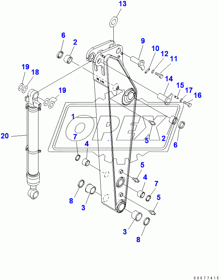  ARM (1.8M) (100 HOURS LUBRICATING)(256736-)