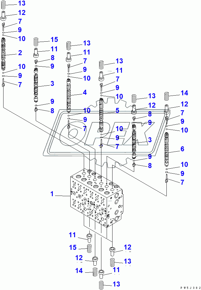  CONTROL VALVE (2-ACTUATOR) (1/21)