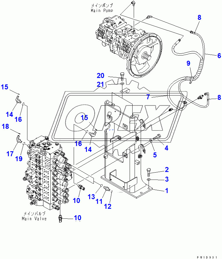  CONTROL VALVE (VALVE BRACKET) (2 ACTUATOR)