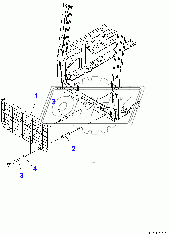  FRONT GUARD (HALF)