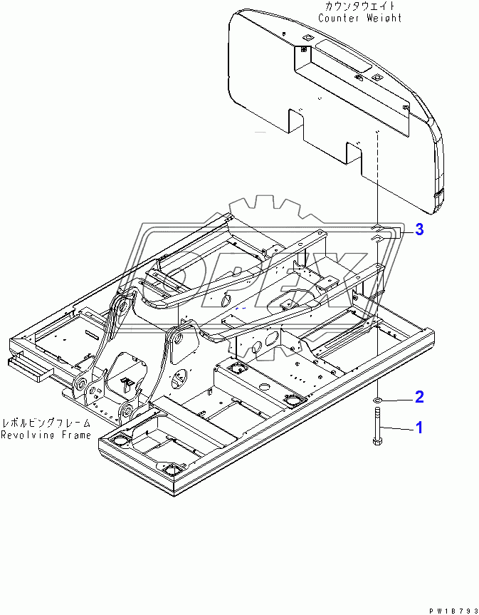  COUNTER WEIGHT MOUNTING