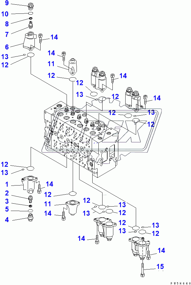  MAIN VALVE (4/16)(200001-205017)