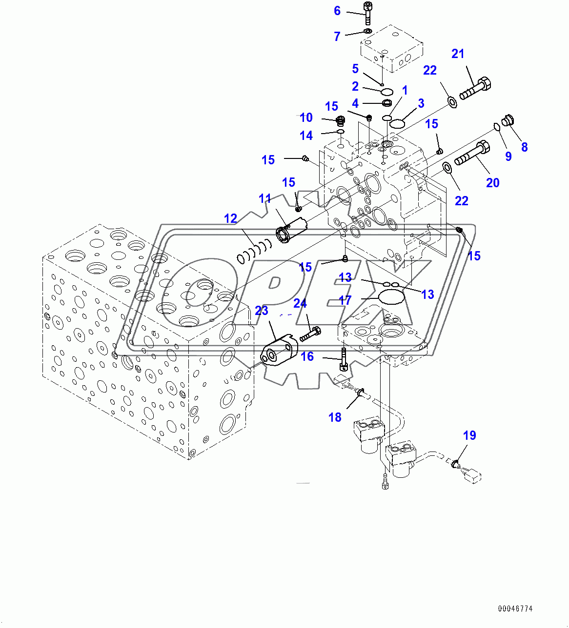  Control Valve, Inner Parts (14/20) (400001-)