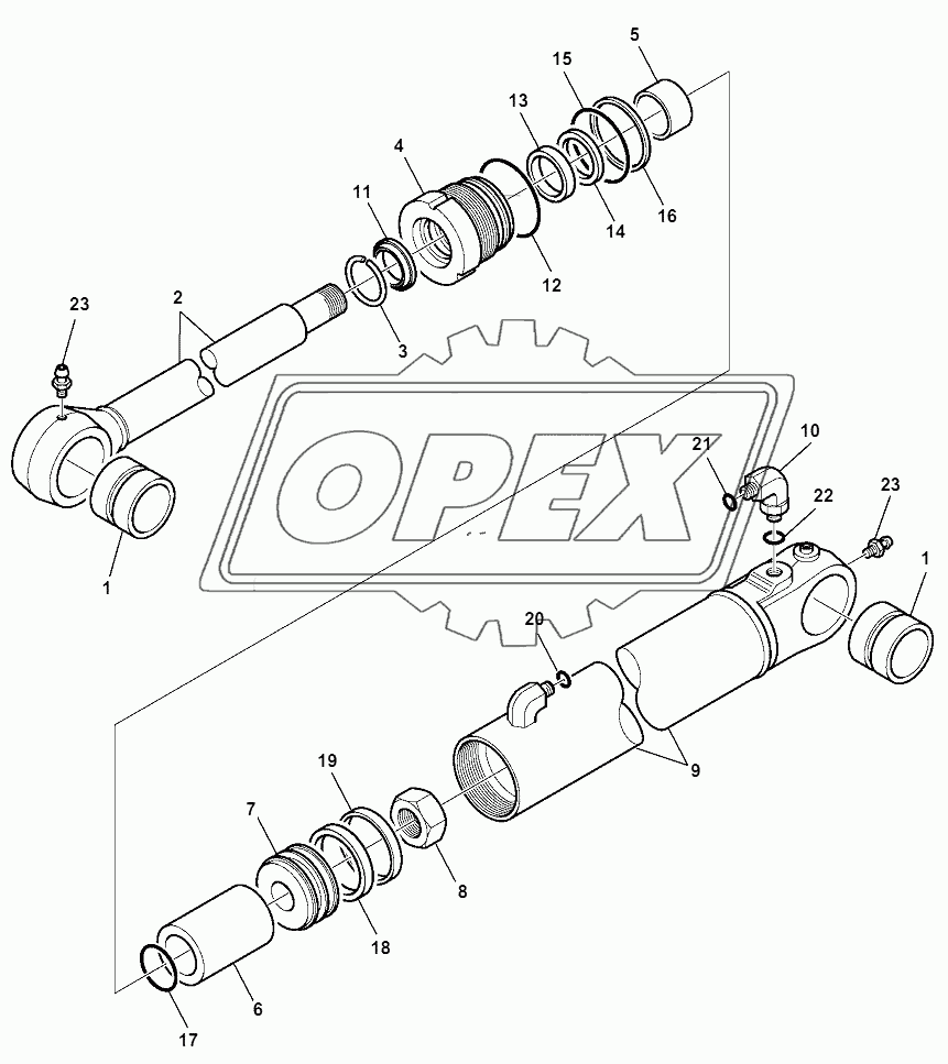 SHOVEL LIFTING CYLINDER