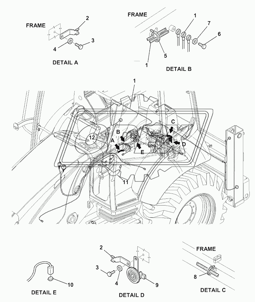 ELECTRICAL SYSTEM (FRAME LINE) (1/2)