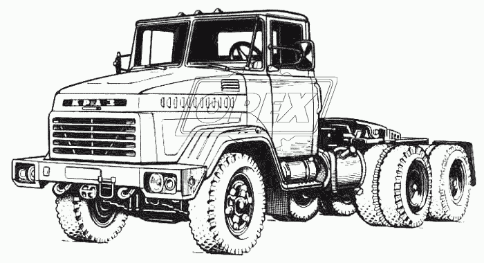 Автомобиль-седельный тягач КрАЗ-6444