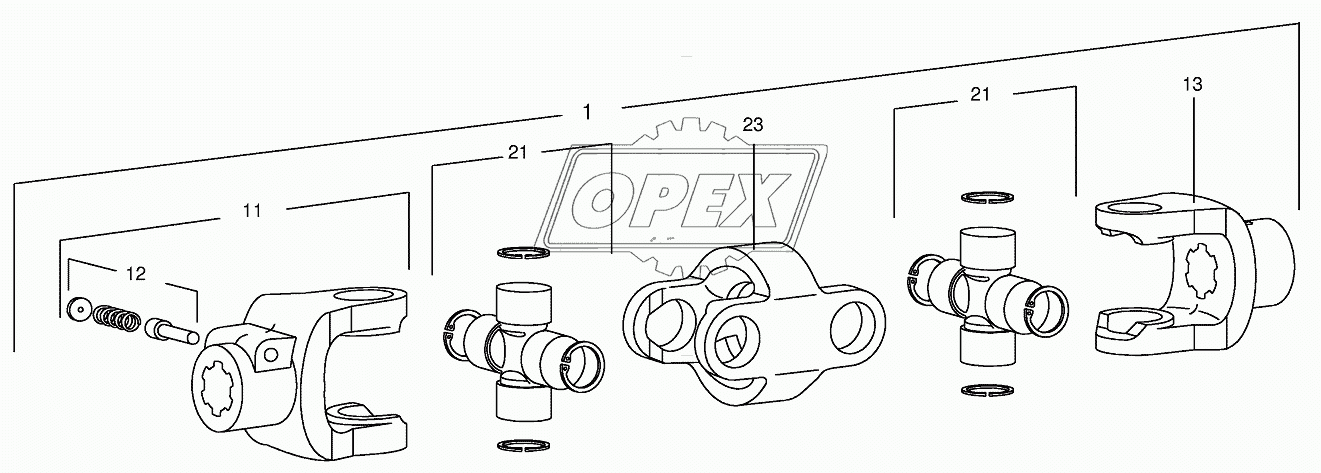 Double universal joint