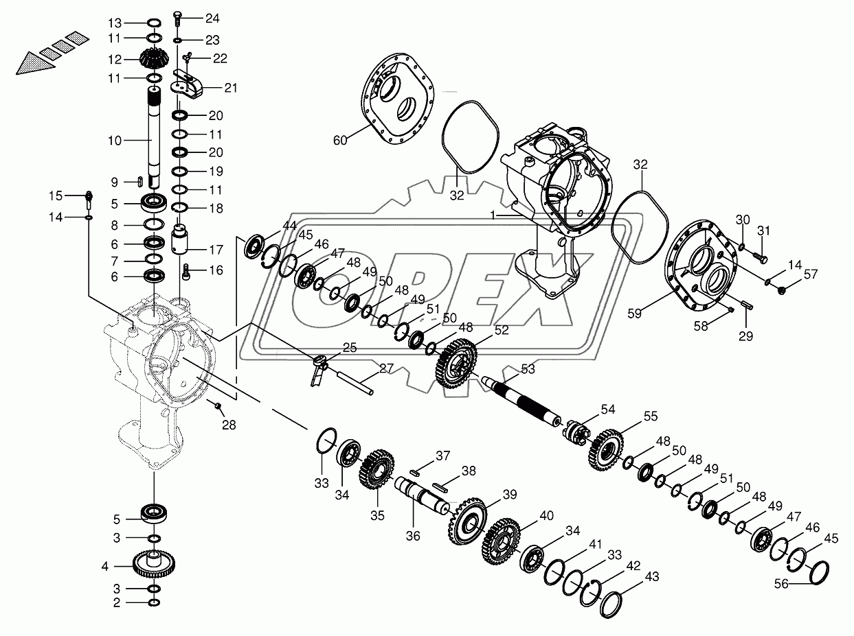 Transmission part II-front