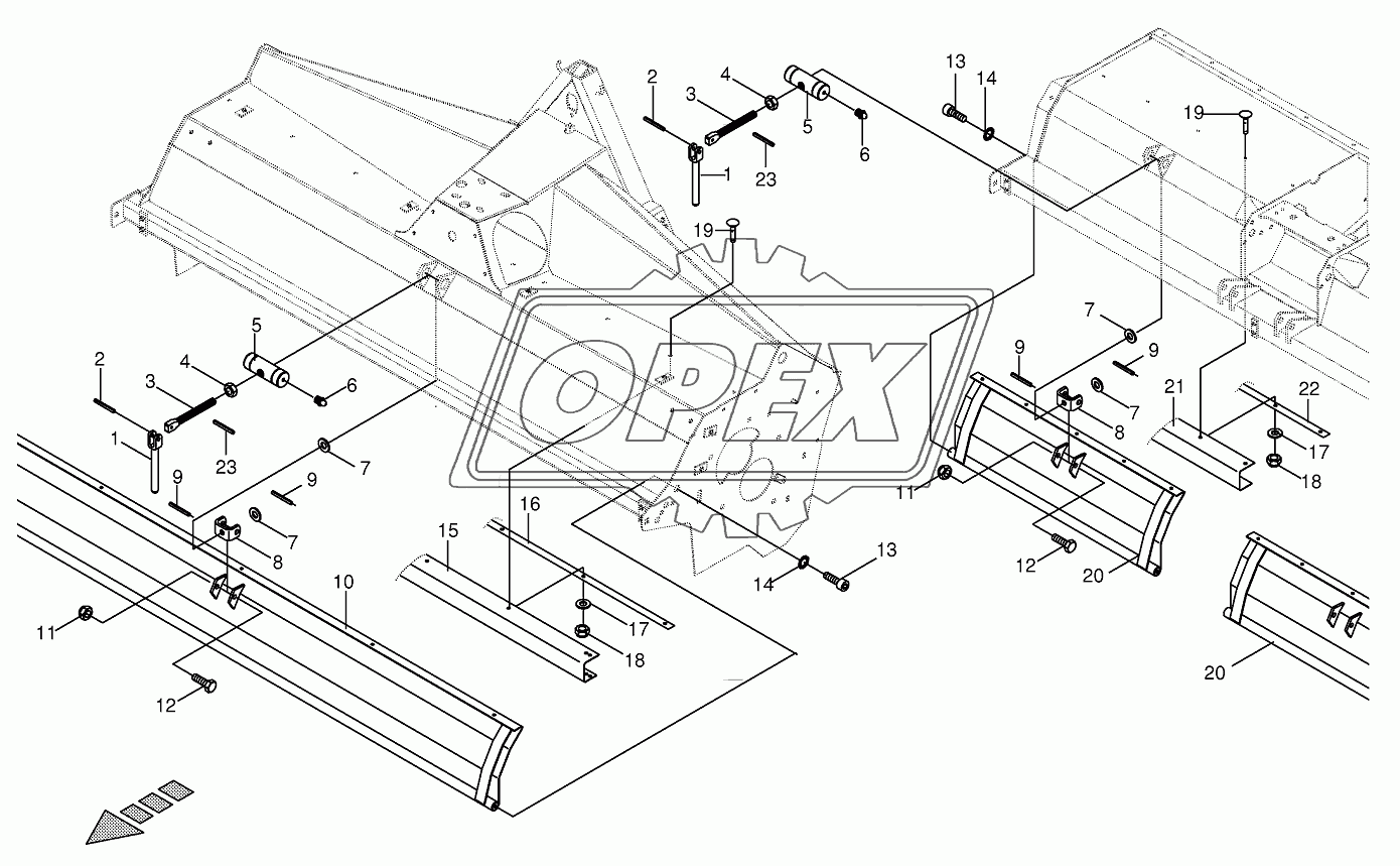 Chequered plate-front/lateral