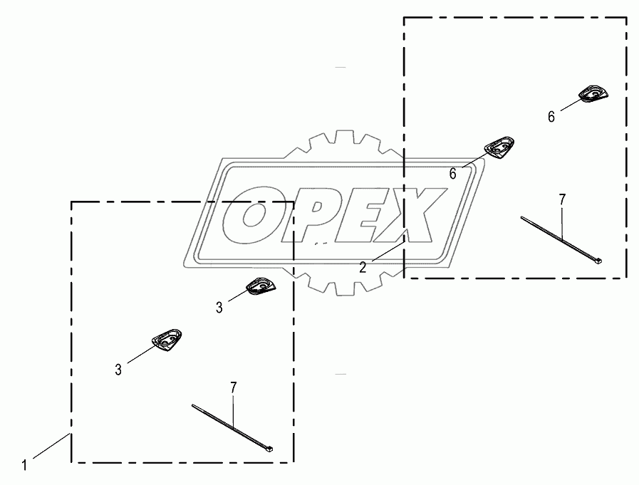 Crop lifter 2 parts direc of rot rh