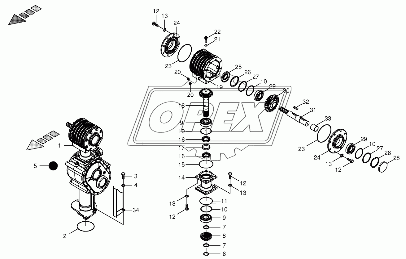 Transmission part I-front