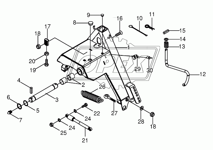 Pendular bent 853001 - 853000