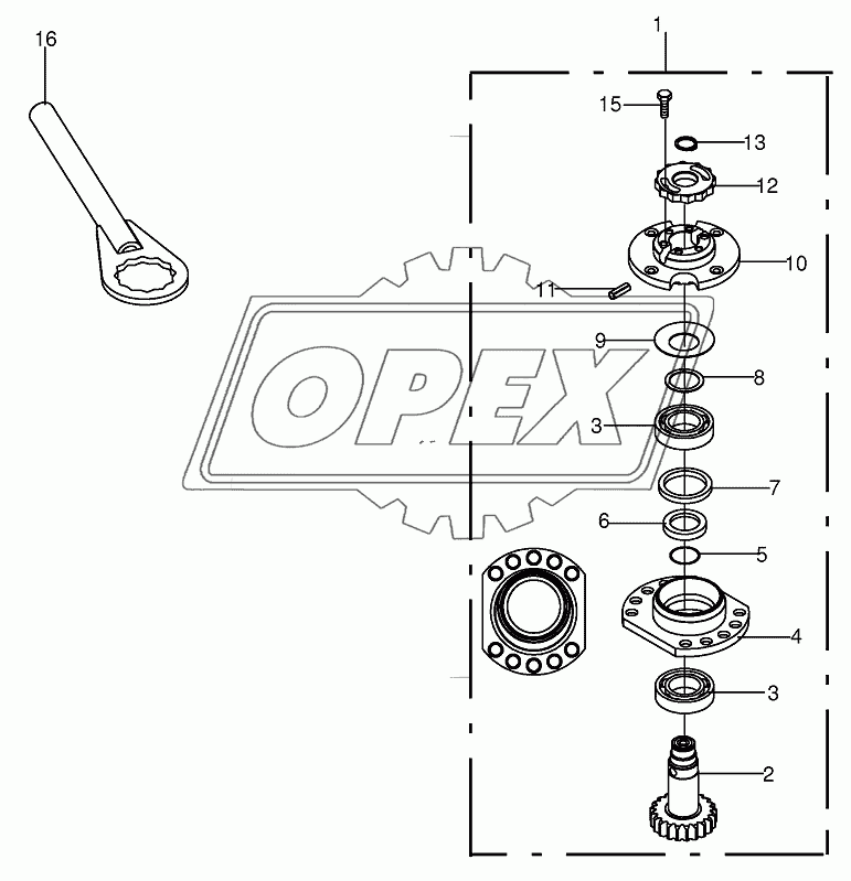 Bearing housing - SafeCut INSIDE