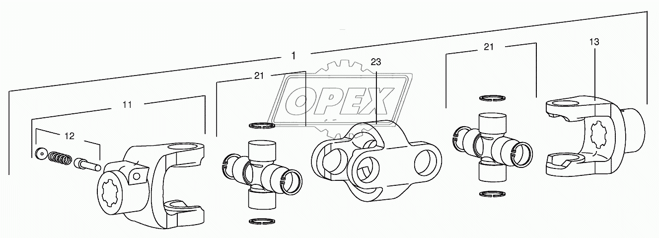 Double universal joint Gr.4 BYPY