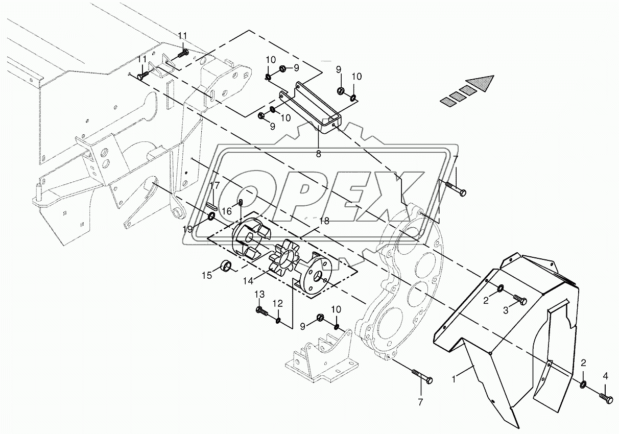 Accessories- for rollergearbox (upper)