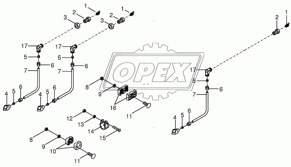 Lubricating line (CRI)