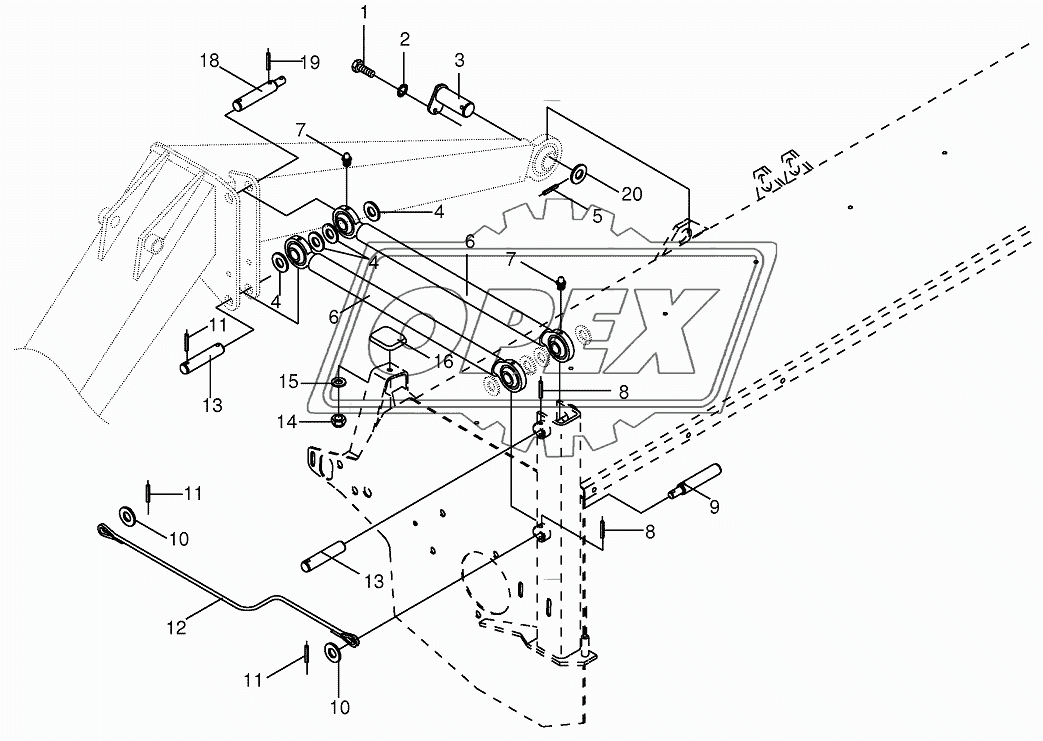 Upper link