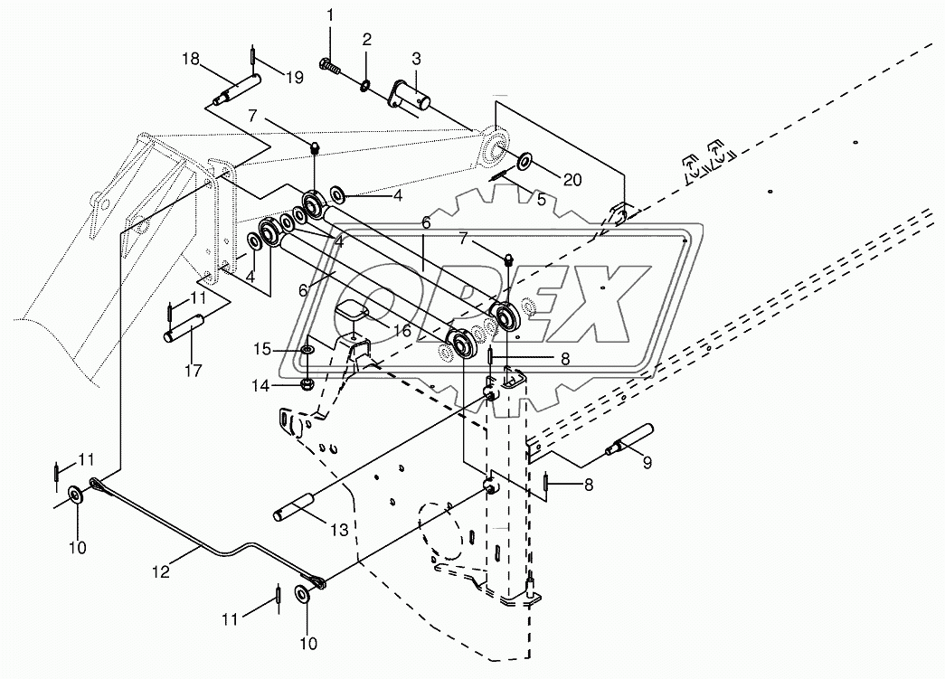 Upper link