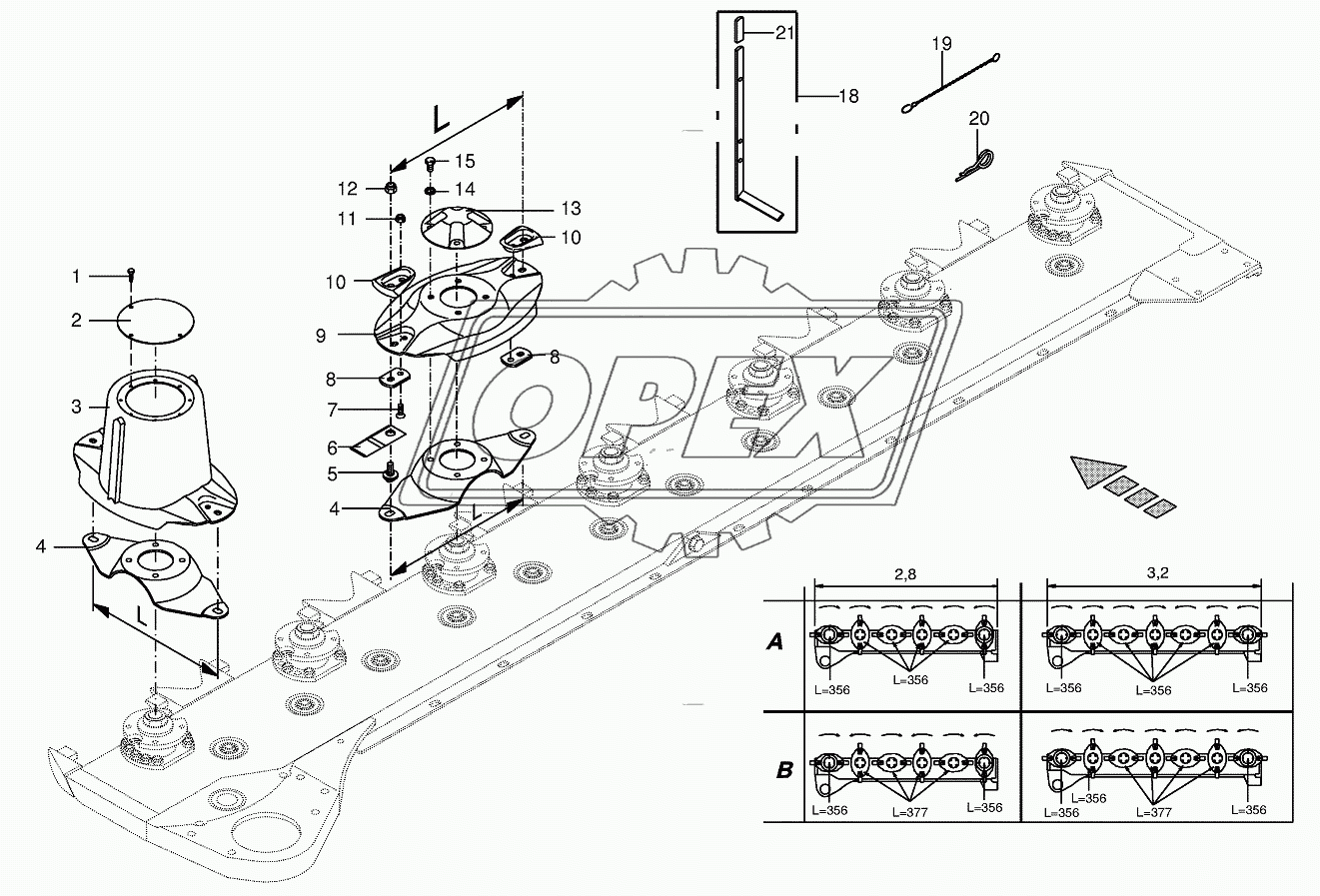 Cutter bar with quick coupler