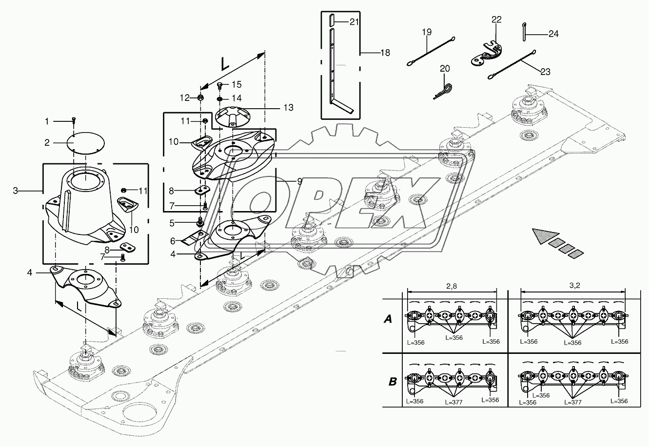 Blade quick coupler