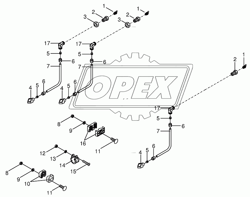 Lubricating line