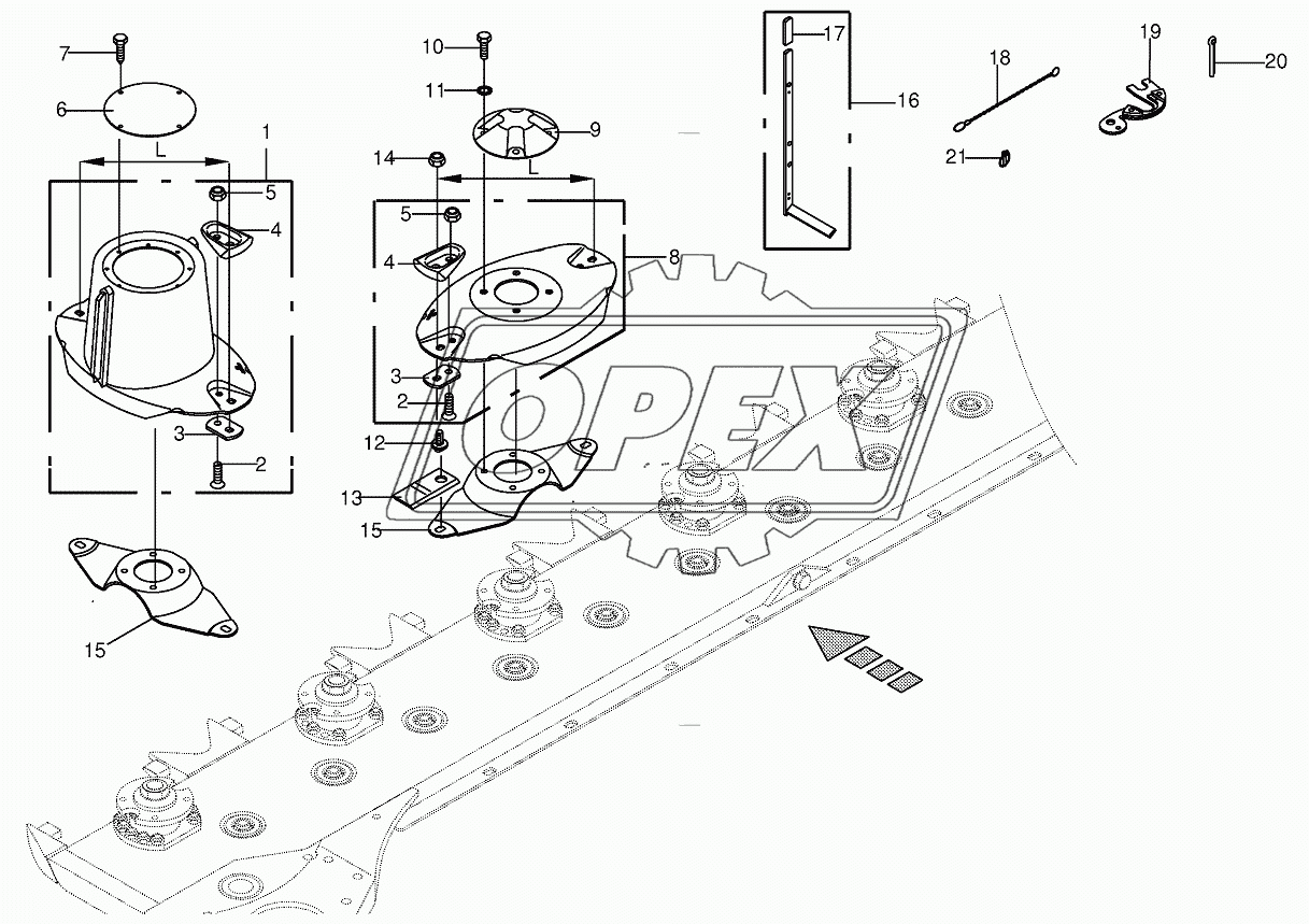 Blade quick coupler