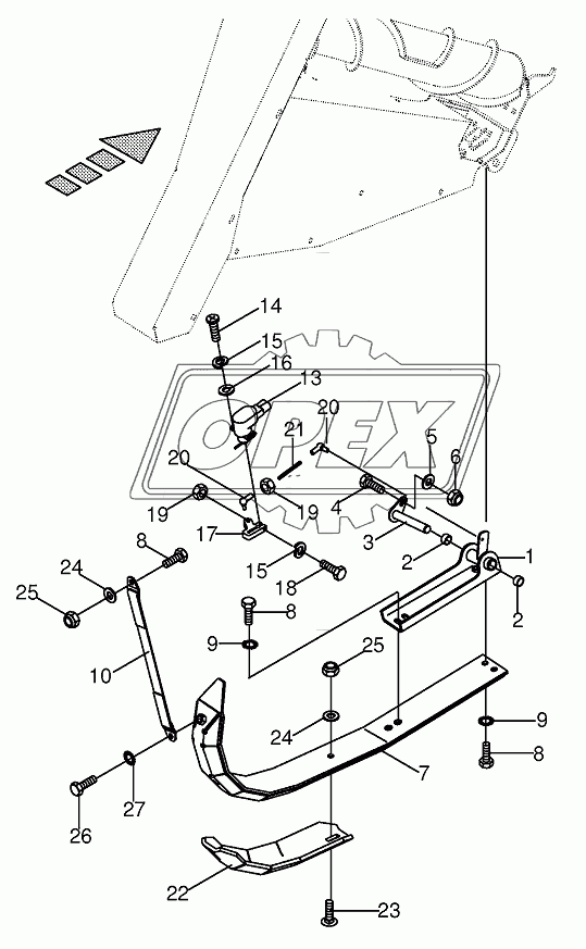 Adaptation to ground contoure