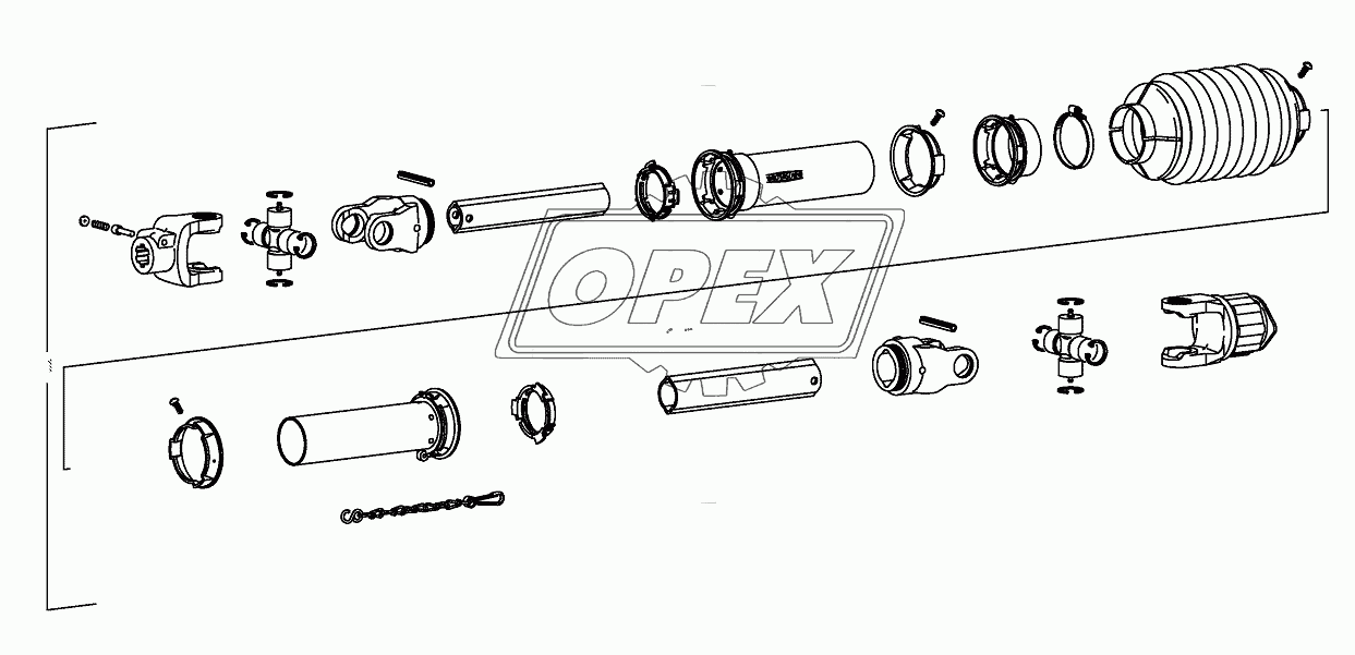 P.T.O shafts-W2300-SC25